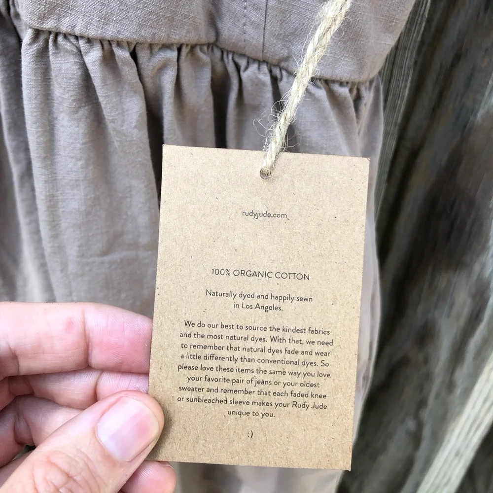 NWT Rudy Jude Apron Dress Dust